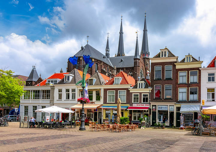 De Markt Delft Zuid-Holland