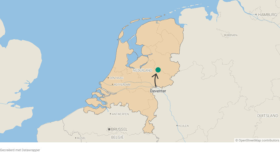 Deventer op de kaart