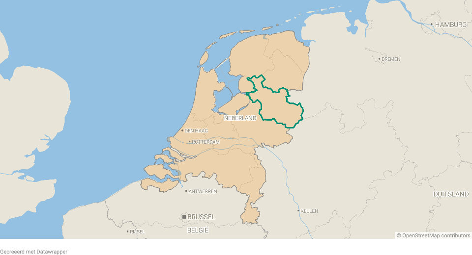 Overijssel op de kaart