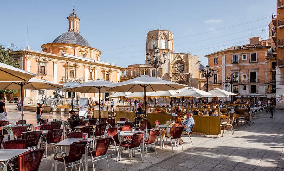 Plaza de la Virgen Valencia