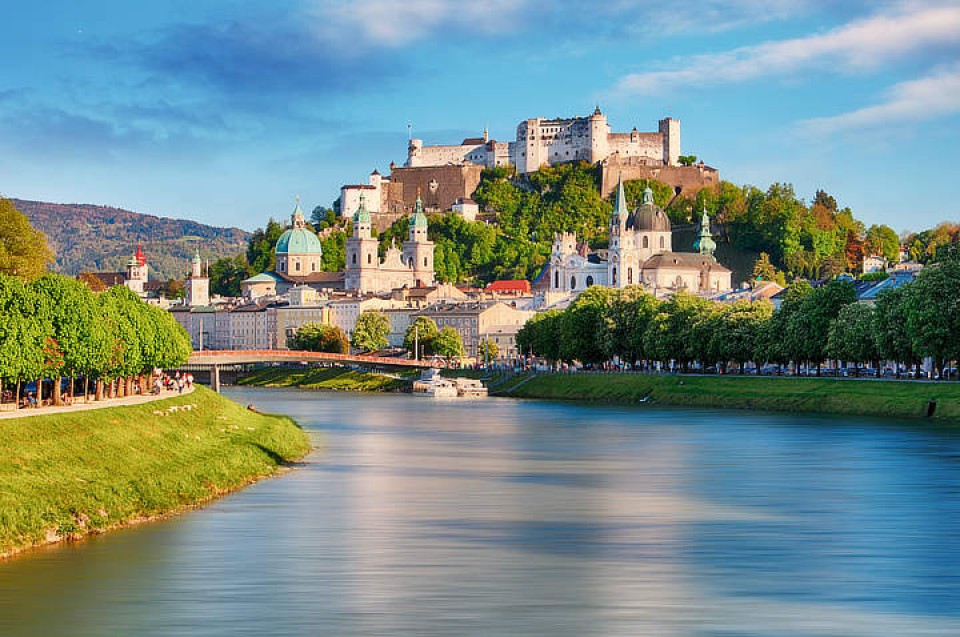 Salzach Hohensalzburg Salzburg