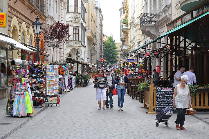 Váci straat Boedapest