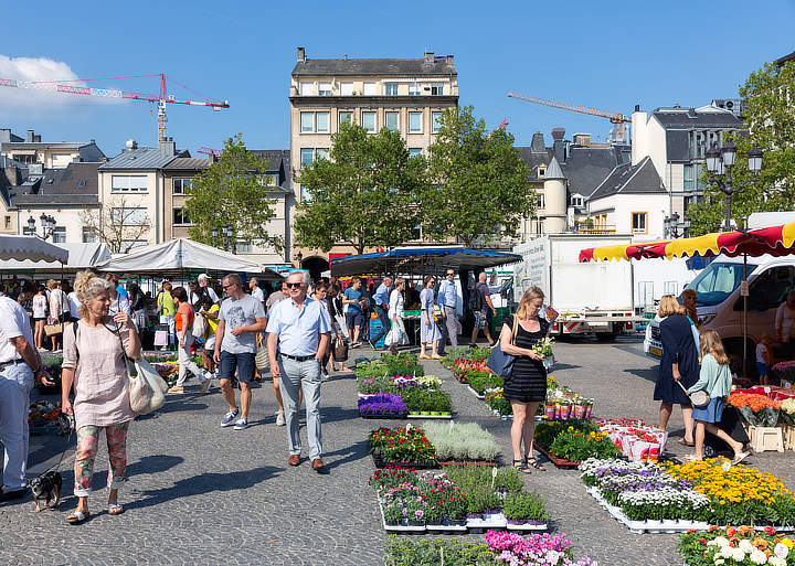 bloemenmarkt Luxemburg