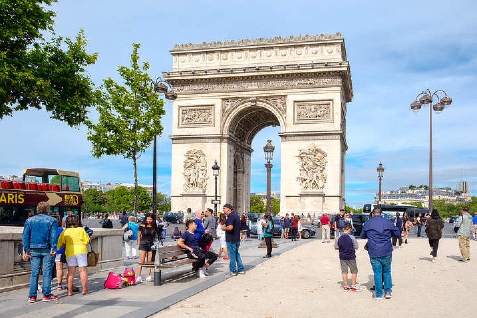 de Arc de Triomphe Parijs