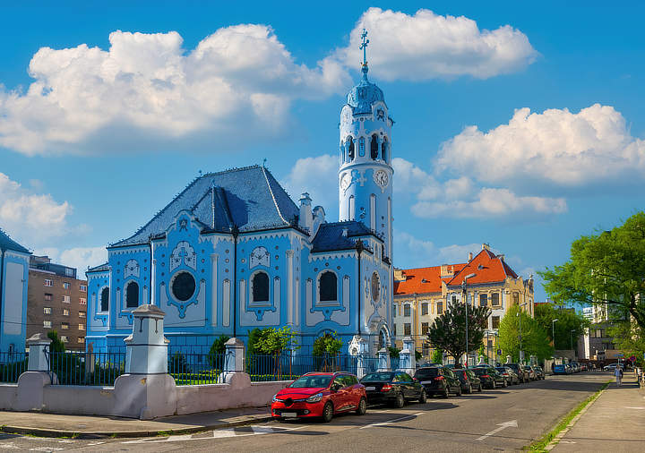 de blauwe kerk Bratislava