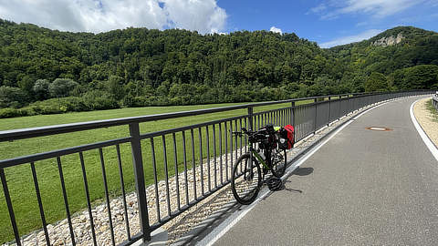 fietsen van Nederland naar Oostenrijk