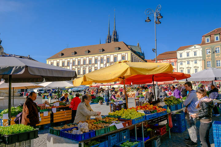 groentemarkt Zelný trh Brno
