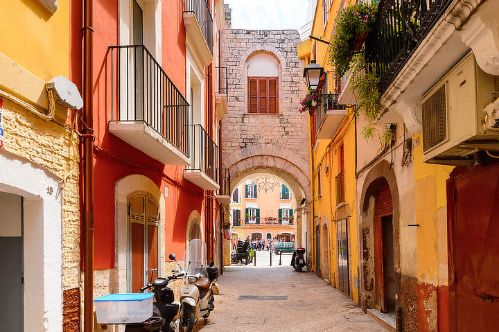 historisch centrum Bari Vecchia