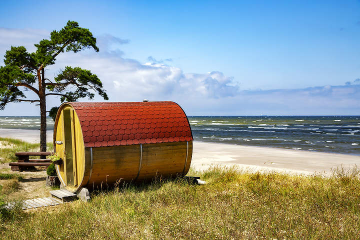 huisje bij Cape Kolka Letland