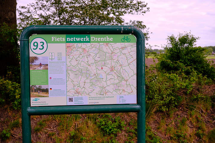 knooppuntroutes fietsen Drenthe