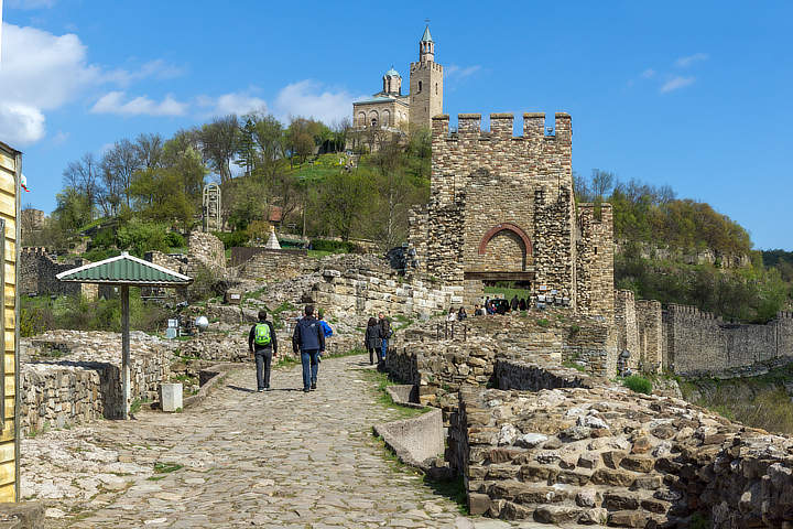 middeleeuws fort in Veliko Tarnovo Bulgarije