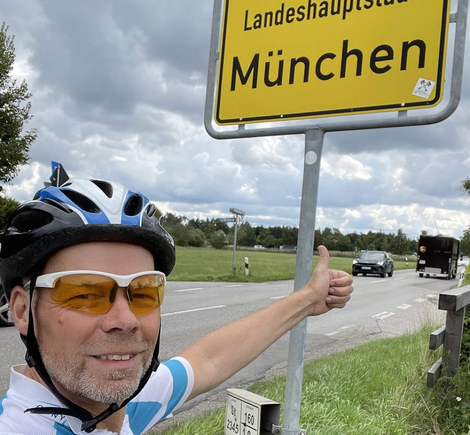 op de fiets in München