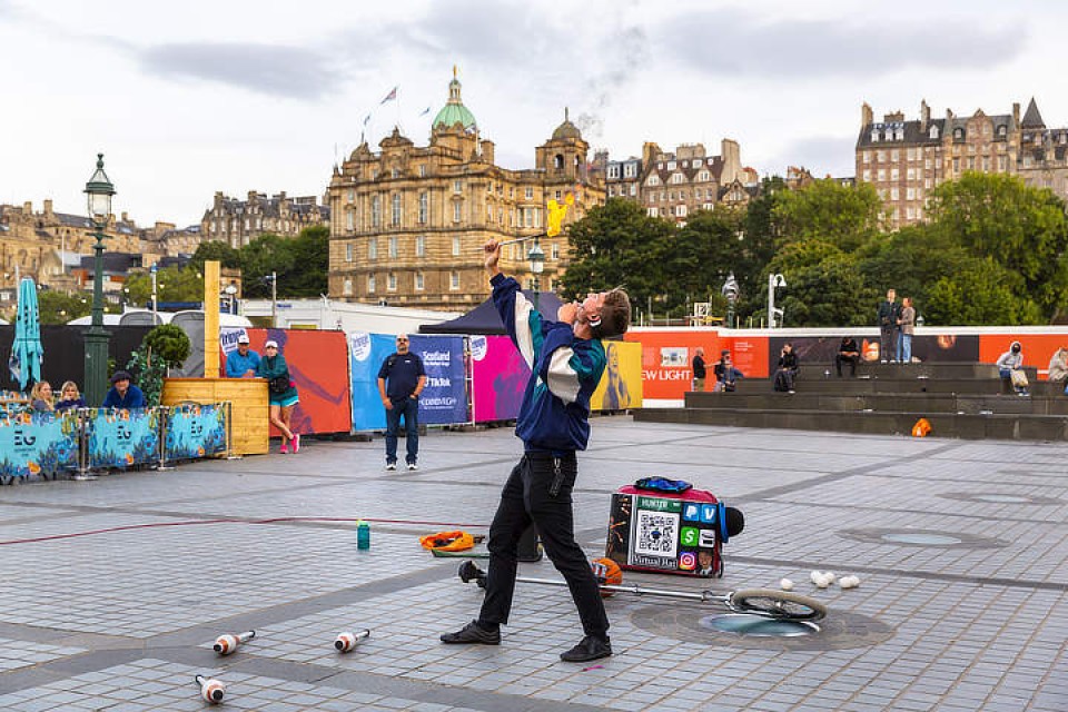 straatartiest Festival Fringe Edinburgh