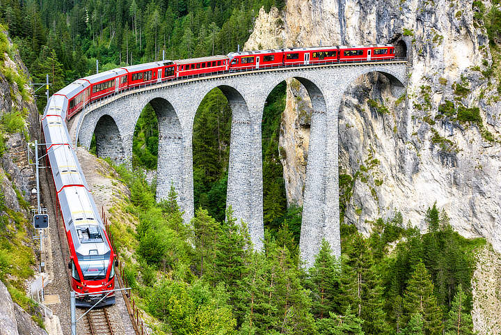 treinreizen Zwitserland
