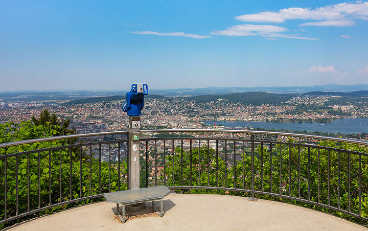 uitzicht Uetliberg over Zürich