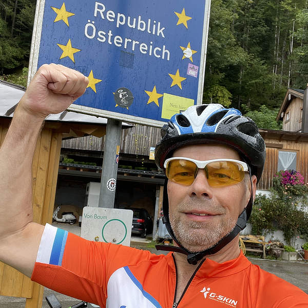 op de fiets naar Oostenrijk