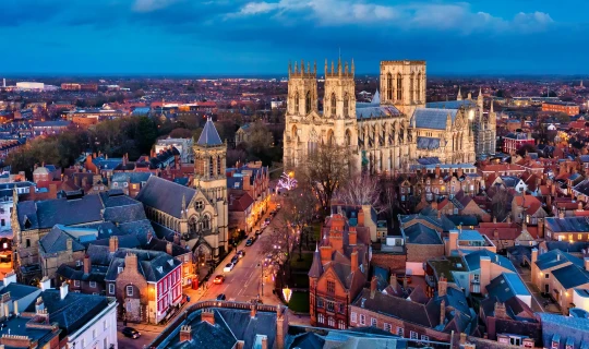 Engeland Kerstsfeer in York en Leeds