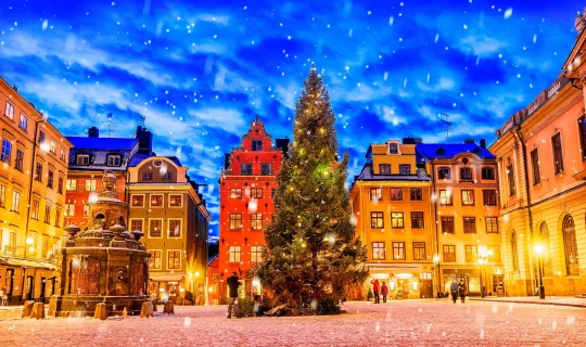 Zweden Stockholm Kerstsfeer in Stockholm